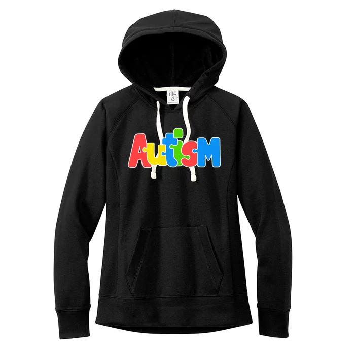 Autism - Love Completes The Puzzle Women's Fleece Hoodie