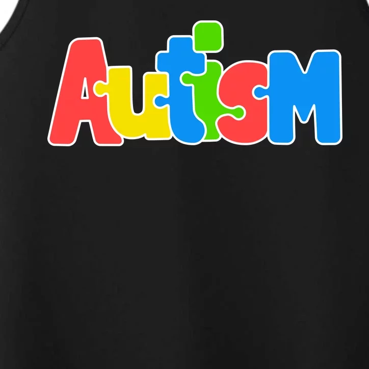 Autism - Love Completes The Puzzle Performance Tank