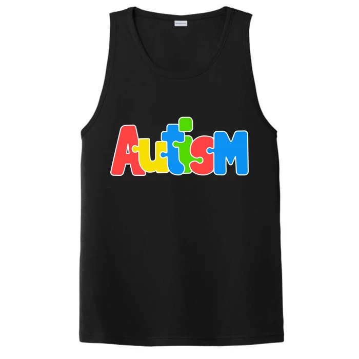 Autism - Love Completes The Puzzle Performance Tank