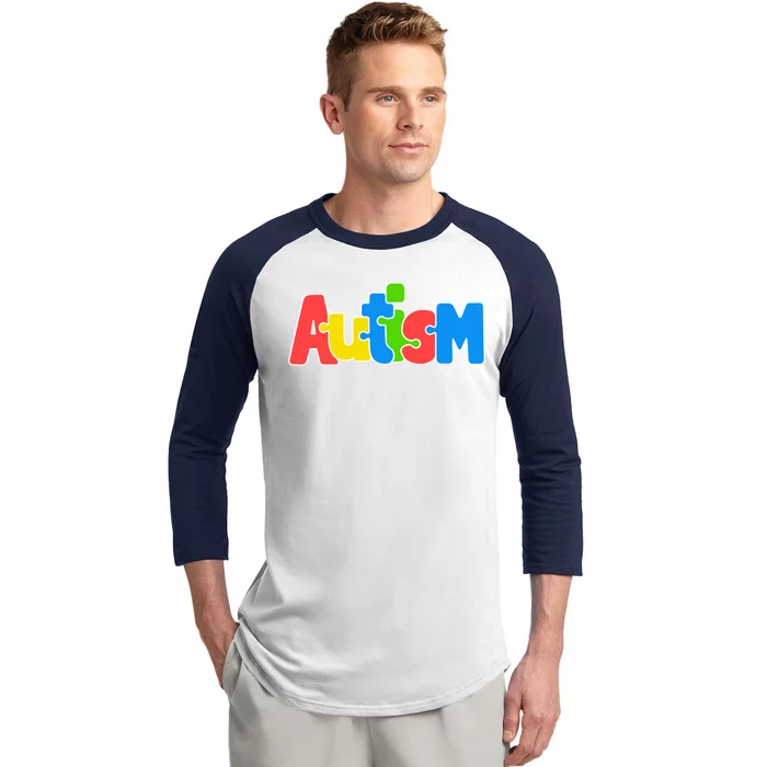 Autism - Love Completes The Puzzle Baseball Sleeve Shirt