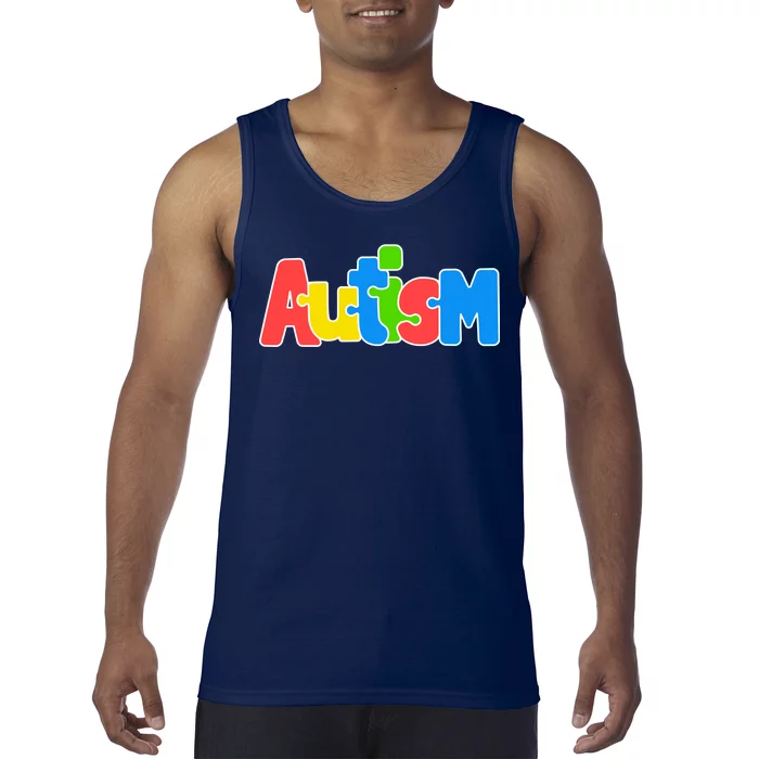 Autism - Love Completes The Puzzle Tank Top