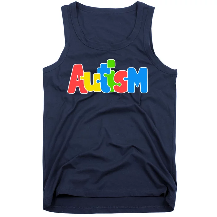 Autism - Love Completes The Puzzle Tank Top