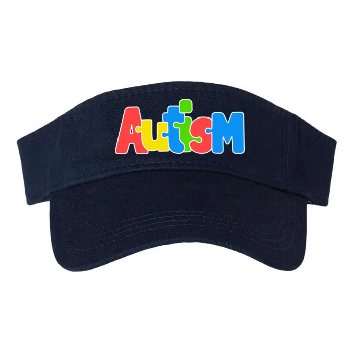 Autism - Love Completes The Puzzle Valucap Bio-Washed Visor