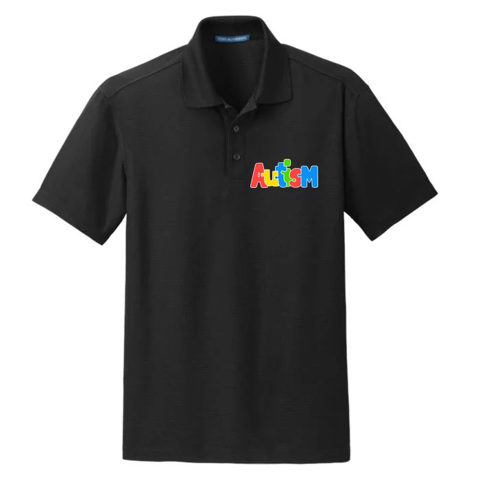 Autism Dry Zone Grid Performance Polo