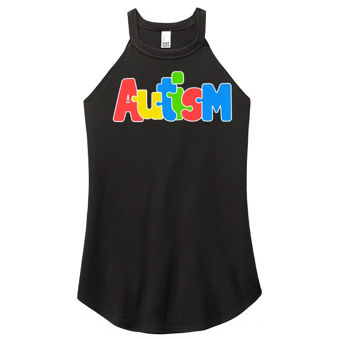 Autism Women’s Perfect Tri Rocker Tank