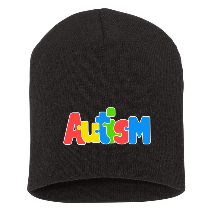 Autism Short Acrylic Beanie