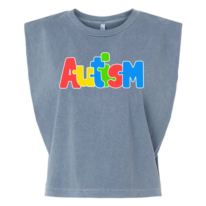 Autism Garment-Dyed Women's Muscle Tee