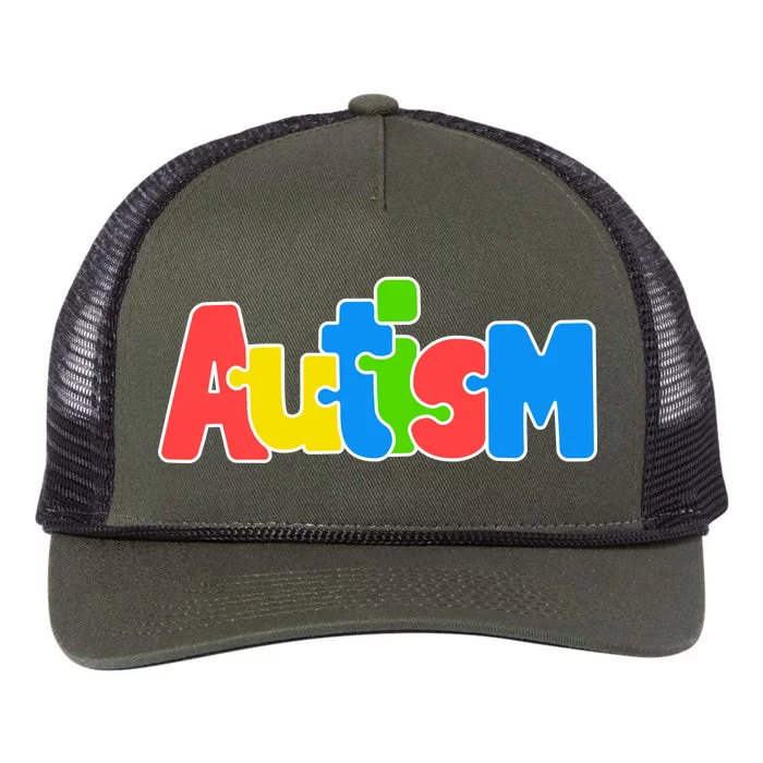 Autism Retro Rope Trucker Hat Cap