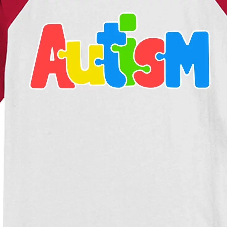 Autism Kids Colorblock Raglan Jersey