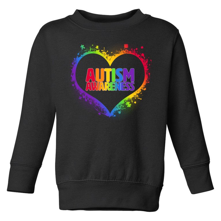 Autism Awareness - Full Of Love Toddler Sweatshirt