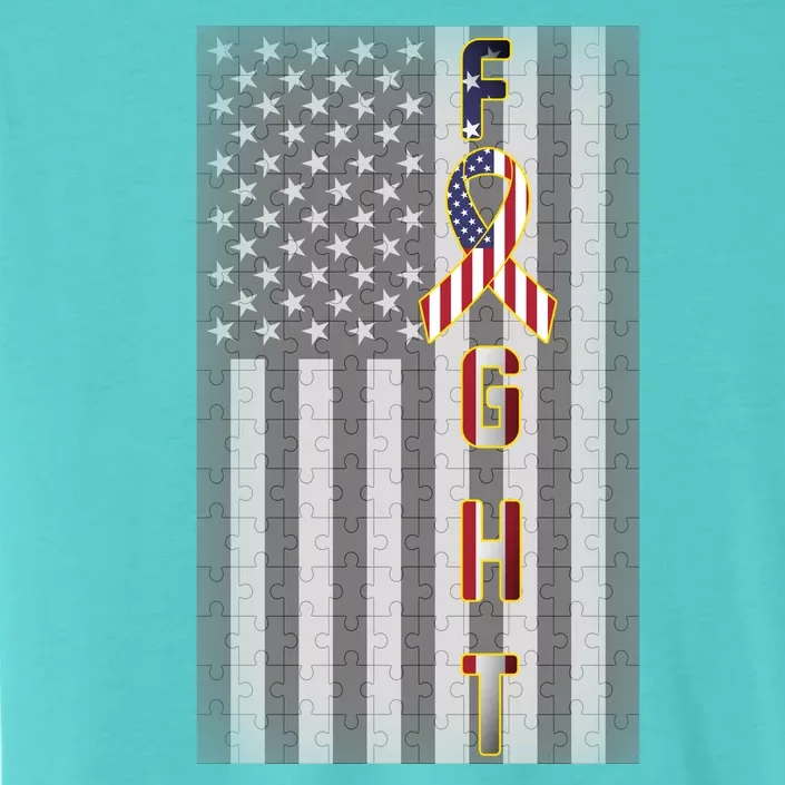 Autism Awareness American Flag ChromaSoft Performance T-Shirt