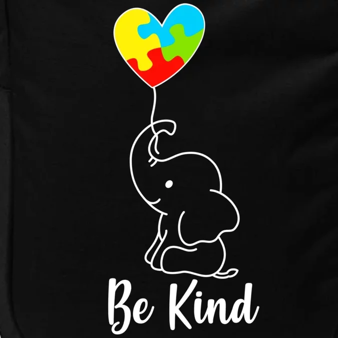 Autism Awareness Be Kind Elephant Impact Tech Backpack