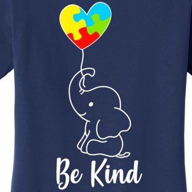 Autism Awareness Be Kind Elephant Women's T-Shirt
