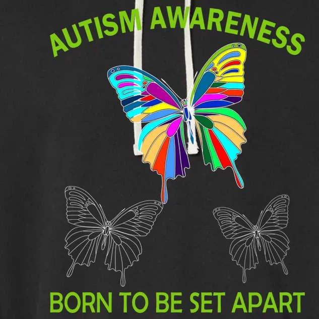 Autism Awareness Born To Be Set Apart Garment-Dyed Fleece Hoodie