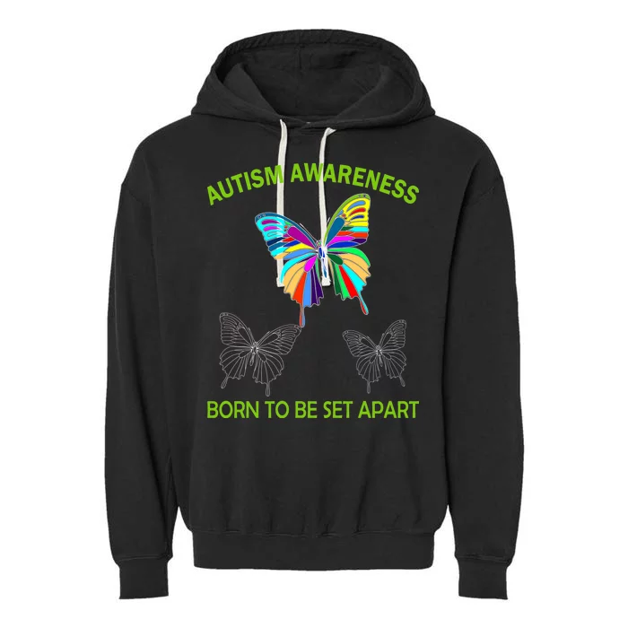 Autism Awareness Born To Be Set Apart Garment-Dyed Fleece Hoodie