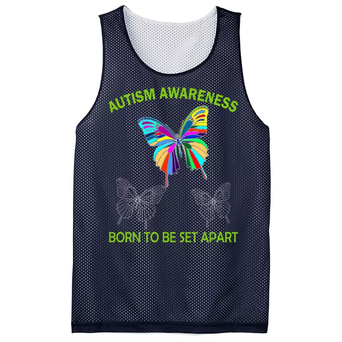 Autism Awareness Born To Be Set Apart Mesh Reversible Basketball Jersey Tank