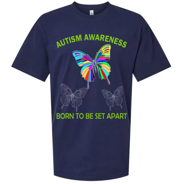 Autism Awareness Born To Be Set Apart Sueded Cloud Jersey T-Shirt