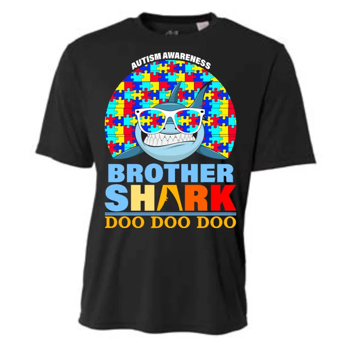 Autism Awareness Brother Shark Puzzles Cooling Performance Crew T-Shirt