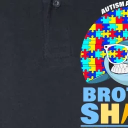 Autism Awareness Brother Shark Puzzles Softstyle Adult Sport Polo