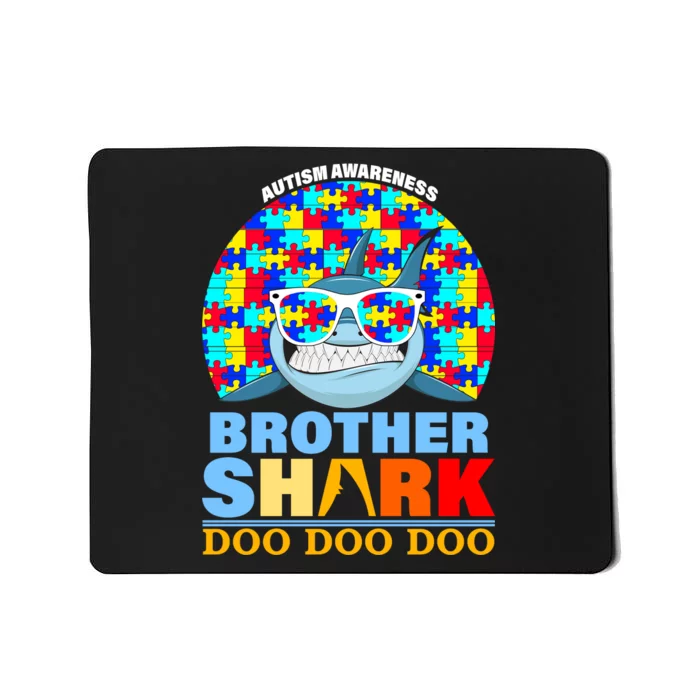 Autism Awareness Brother Shark Puzzles Mousepad