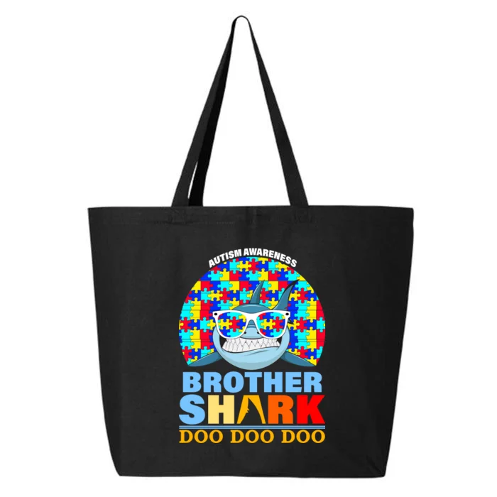 Autism Awareness Brother Shark Puzzles 25L Jumbo Tote