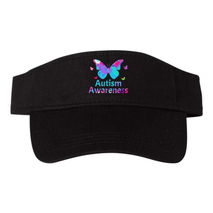 Autism Awareness Butterflies Valucap Bio-Washed Visor