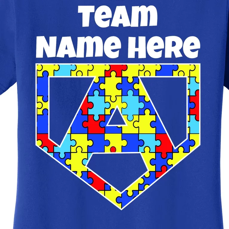 Autism Awareness Custom Personalize Superhero Women's T-Shirt