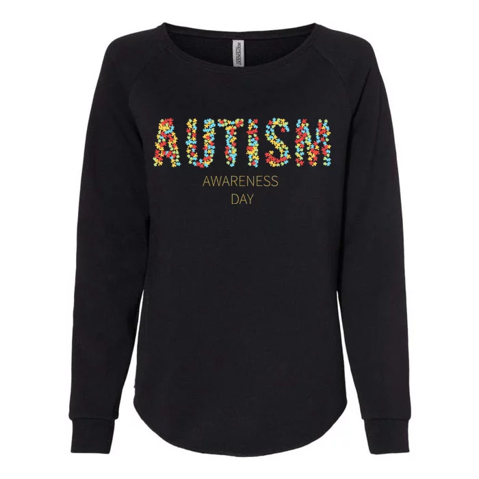 Autism Awareness Day Womens California Wash Sweatshirt