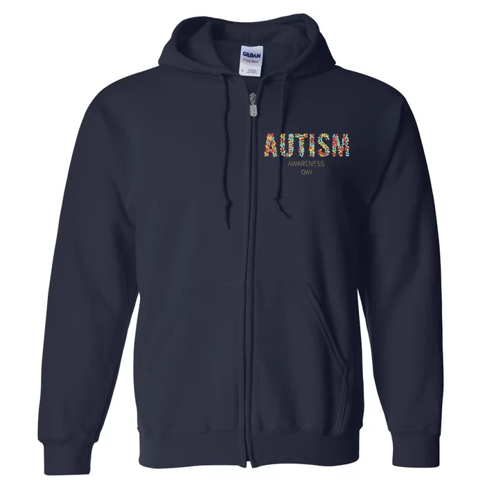 Autism Awareness Day Full Zip Hoodie