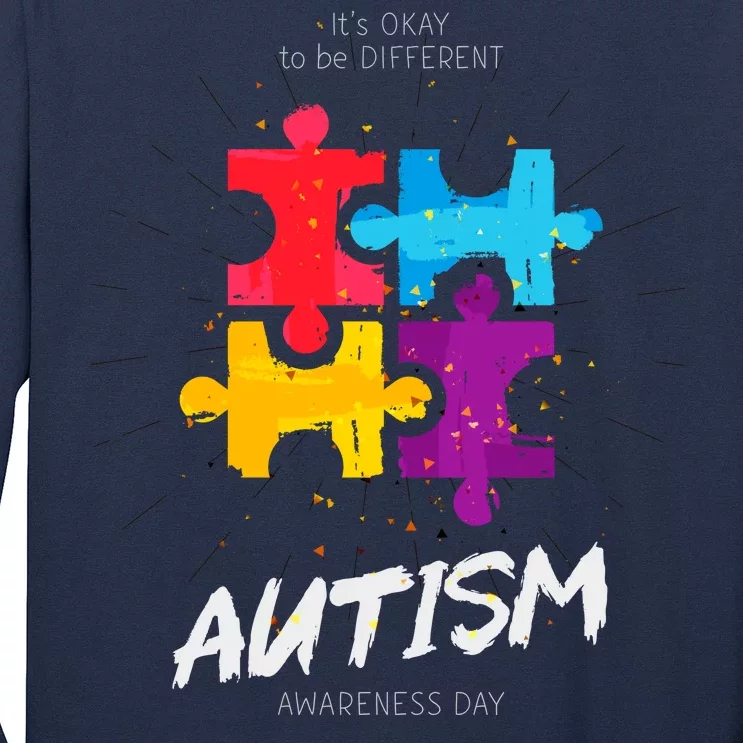 Autism Awareness Day Be Different Long Sleeve Shirt