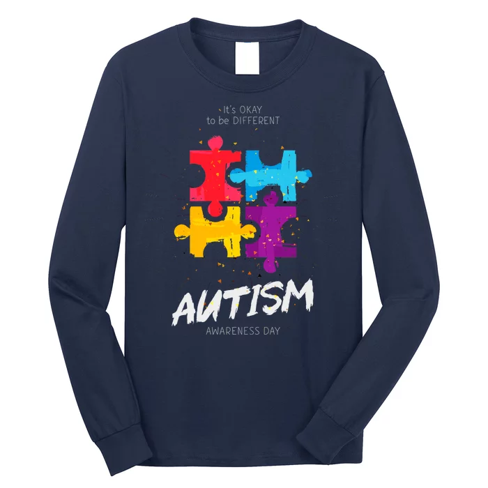 Autism Awareness Day Be Different Long Sleeve Shirt