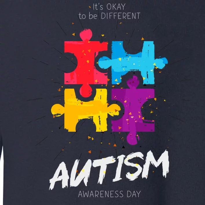 Autism Awareness Day Be Different Toddler Sweatshirt