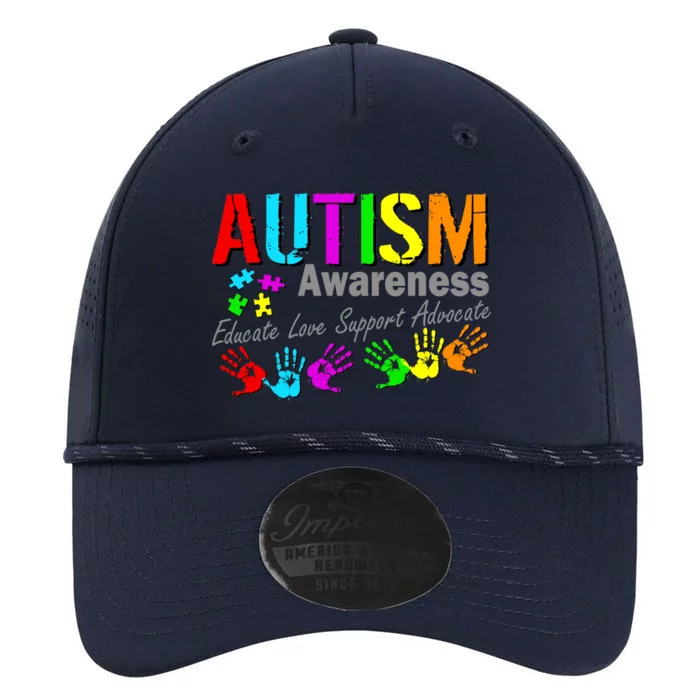 Autism Awareness Educate Love Support Advocate Performance The Dyno Cap