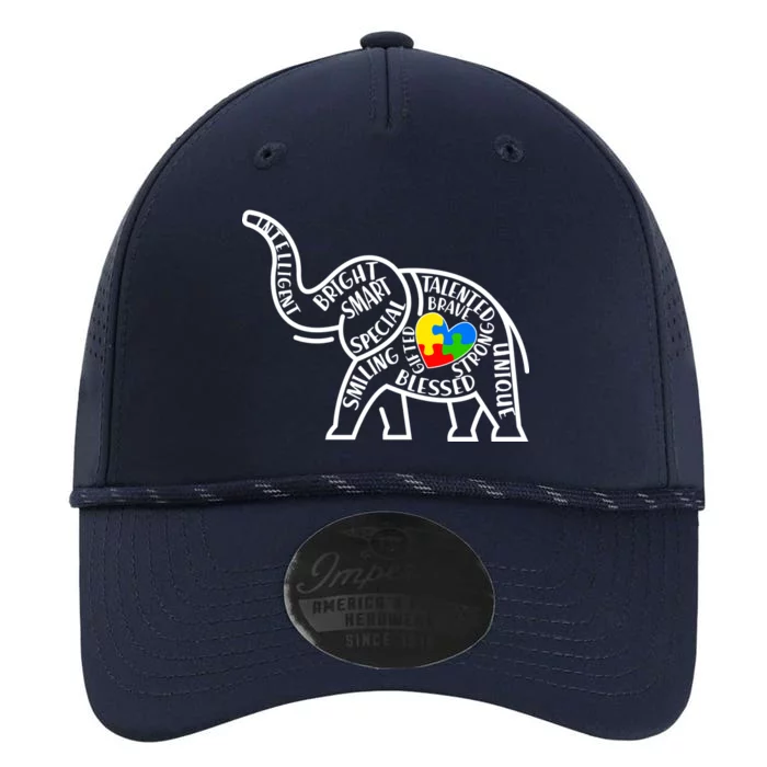 Autism Awareness Elephant Performance The Dyno Cap