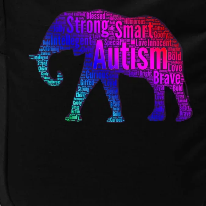 Autism Awareness Elephant Quotes Impact Tech Backpack