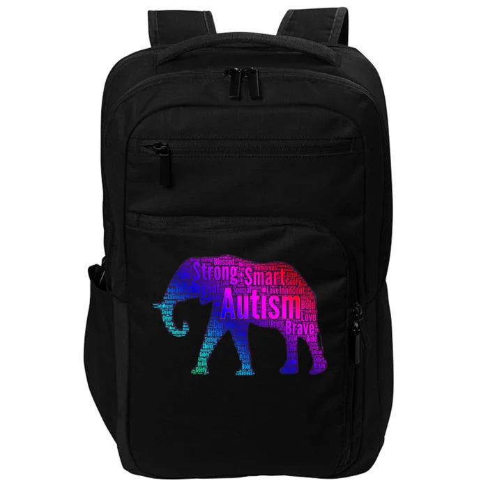 Autism Awareness Elephant Quotes Impact Tech Backpack