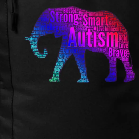 Autism Awareness Elephant Quotes Daily Commute Backpack