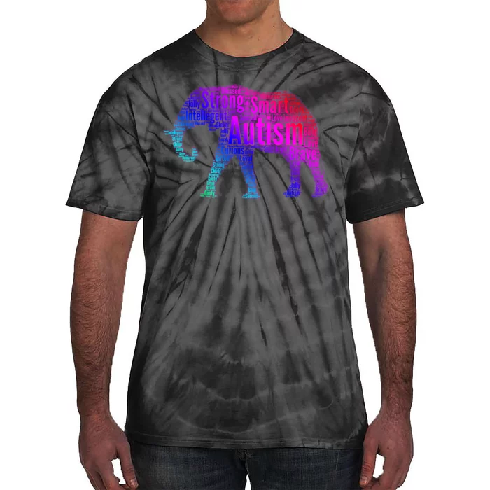 Autism Awareness Elephant Quotes Tie-Dye T-Shirt