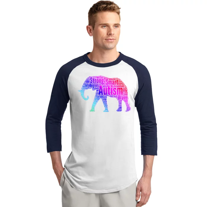 Autism Awareness Elephant Quotes Baseball Sleeve Shirt