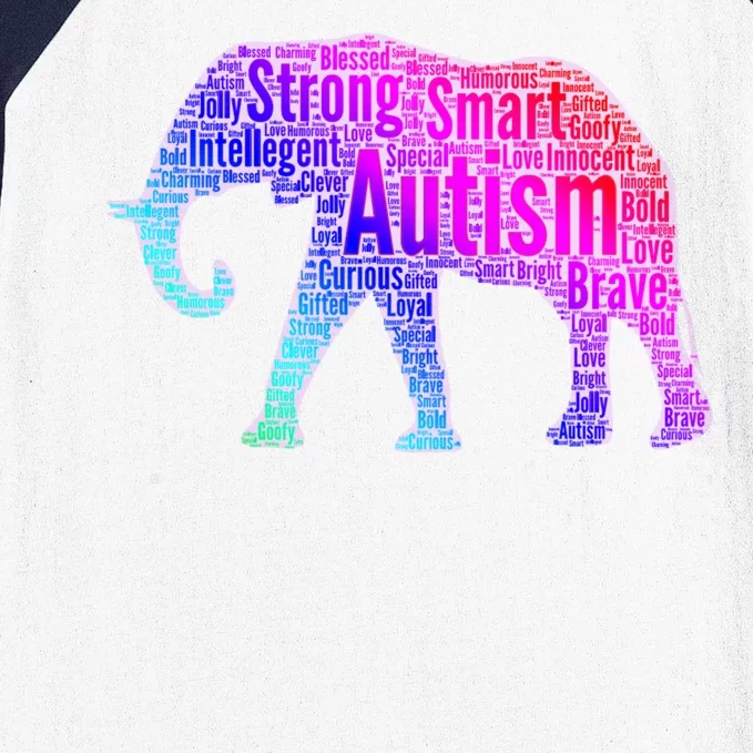 Autism Awareness Elephant Quotes Baseball Sleeve Shirt