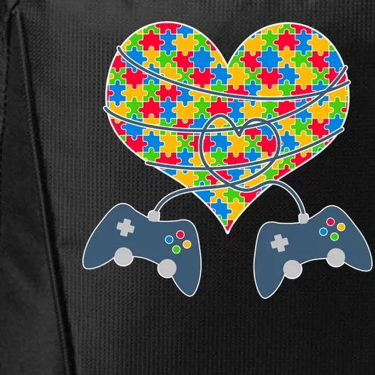 Autism Awareness Gamer Love City Backpack