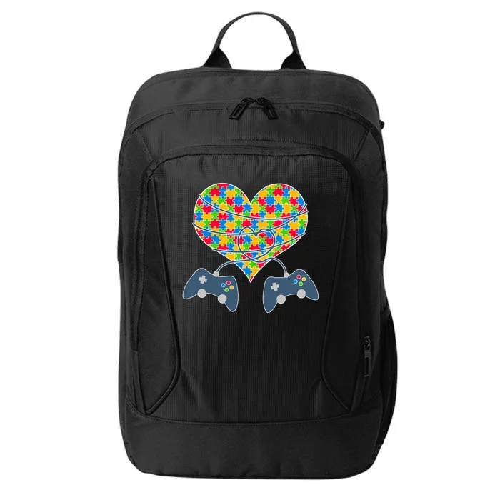 Autism Awareness Gamer Love City Backpack