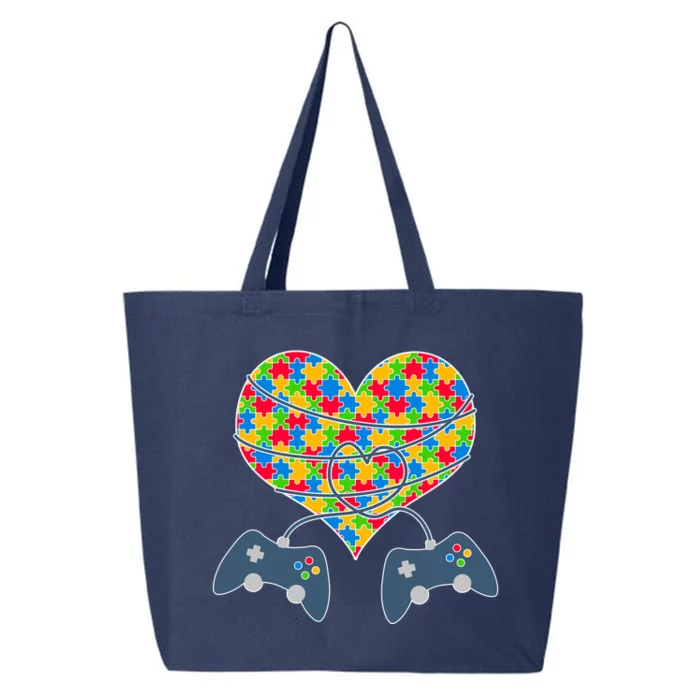 Autism Awareness Gamer Love 25L Jumbo Tote