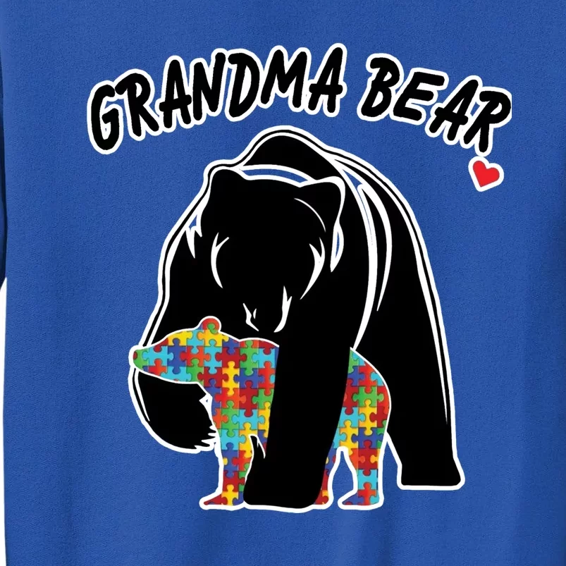 Autism Awareness Grandma Bear Sweatshirt