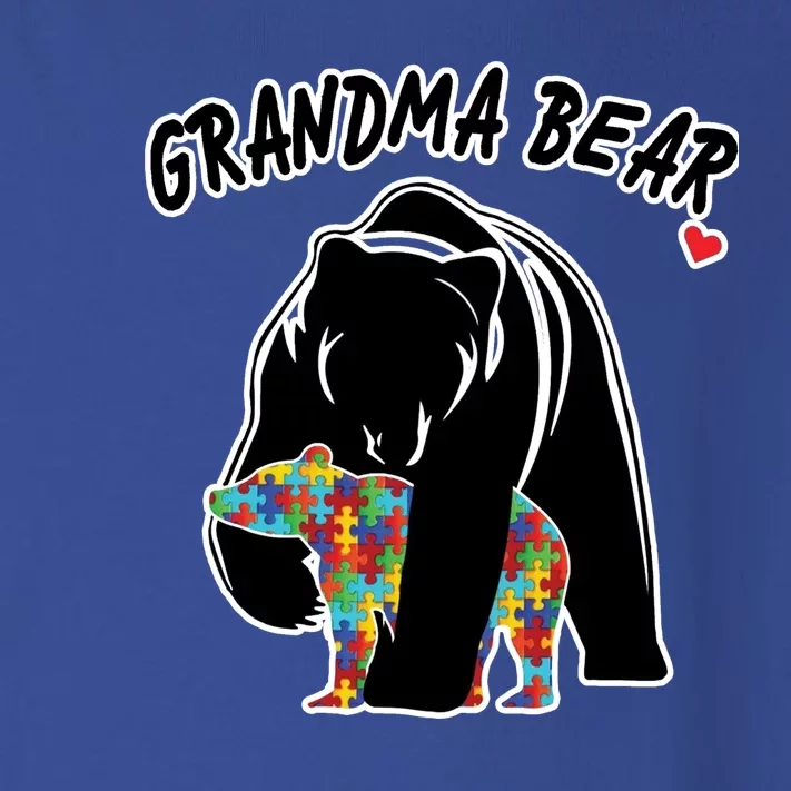 Autism Awareness Grandma Bear Toddler Long Sleeve Shirt