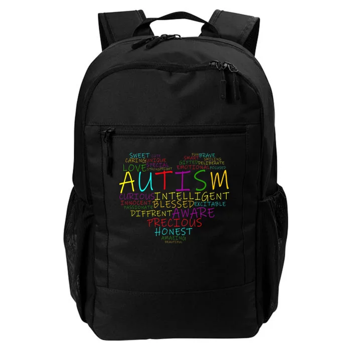 Autism Awareness Heart Words Of Love Daily Commute Backpack