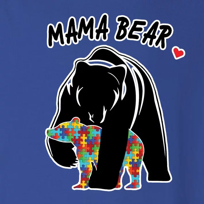 Autism Awareness Moma Bear Toddler Long Sleeve Shirt