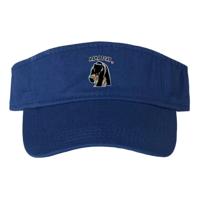 Autism Awareness Moma Bear Valucap Bio-Washed Visor