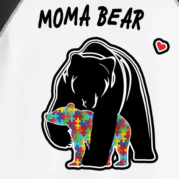 Autism Awareness Moma Bear Toddler Fine Jersey T-Shirt