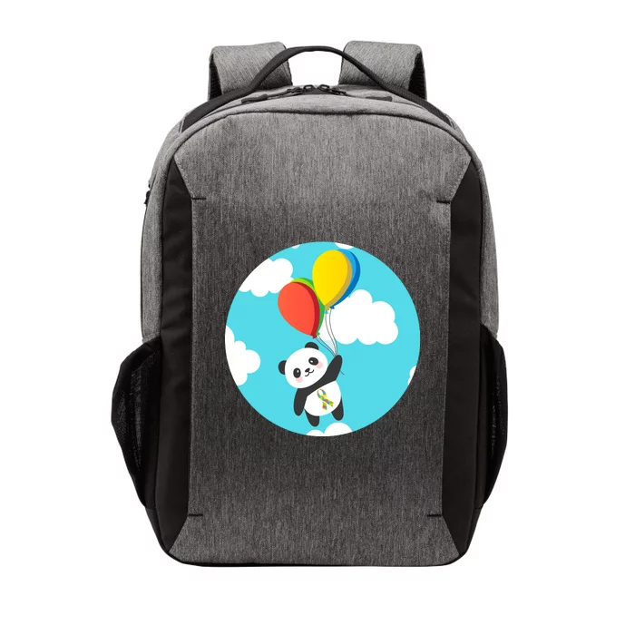 Autism Awareness Panda Bear Vector Backpack